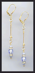 Light Blue Drop Earrings
