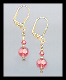 Coral Sunset Drop Earrings