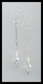 Aurora Crystal & Rondell Earrings