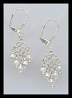 Clear Crystal Dangle Earrings