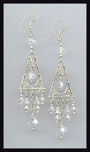 Swarovski Clear Crystal Earrings