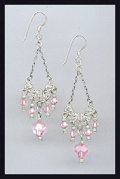 Vintage Light Pink Earrings