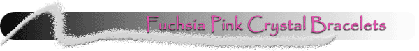 Swarovski Fuchsia Pink Bracelets