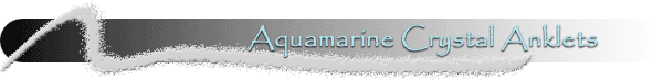 Swarovski Aquamarine Anklets