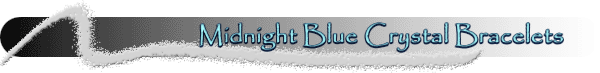 Swarovski Midnight Blue Crystal Bracelets