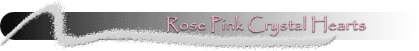 Swarovski Rose Pink Crystal Heart Earrings