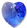 Swarovski Sapphire Blue Heart Earrings