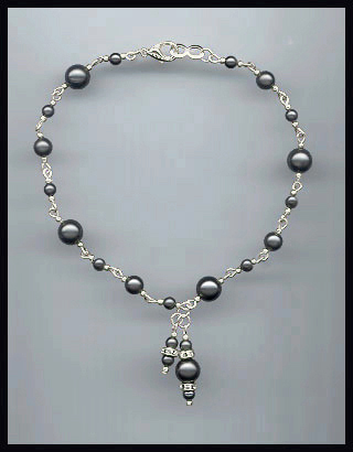 Black Pearl Anklet