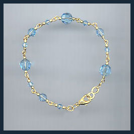 Swarovski Aquamarine Bracelet