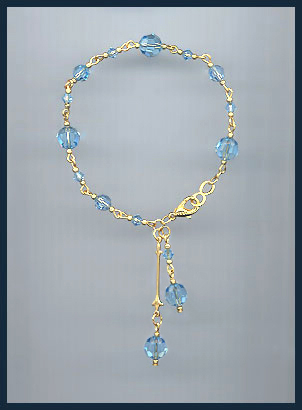 Aqua Crystal Bracelet