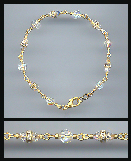 Aurora Borealis Crystal Bracelet