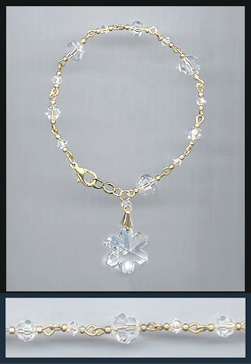 Crystal Snowflake Bracelet