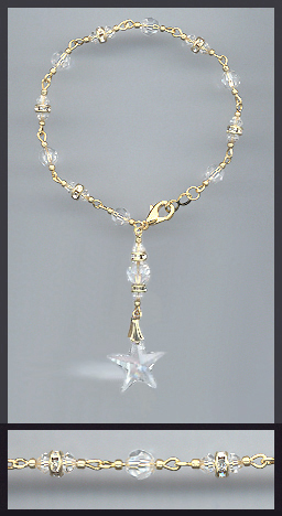 Swarovski Crystal Star Bracelet