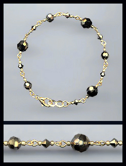 Gold Dorado Gold Crystal Bracelet