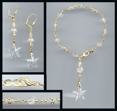 Swarovski Crystal Star Set