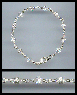 Aurora Crystal Bracelet Earrings Set