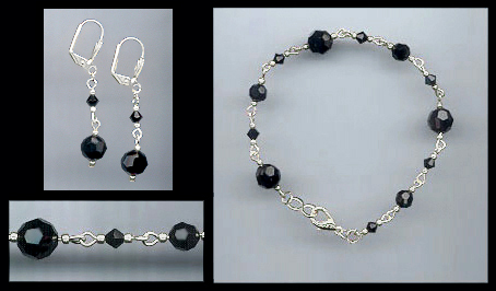 Swarovski Clear Bracelet Set