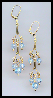 Aquamarine Dangle Earrings