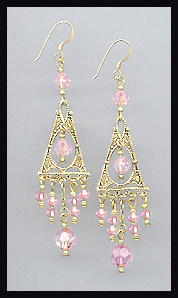 Swarovski Light Pink Earrings