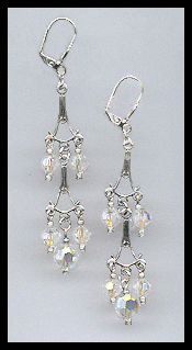 Aurora Crystal Dangle Earrings