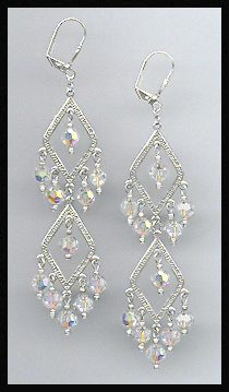 Swarovski Aurora Crystal Earrings