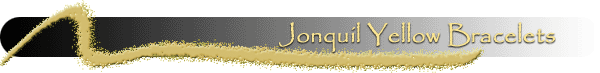 Jonquil Yellow Crystal Bracelets