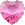 Rose Crystal Heart Earrings
