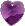 Swarovski Amethyst Purple Heart Earrings