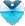 Blue Zirzon Crystal Heart Earrings